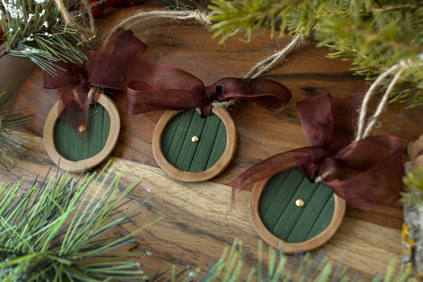Hobbit Door Christmas Ornament