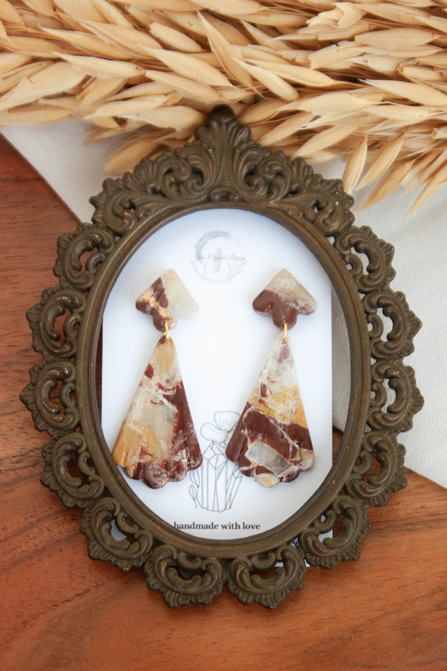 Autumn Abstract Earrings