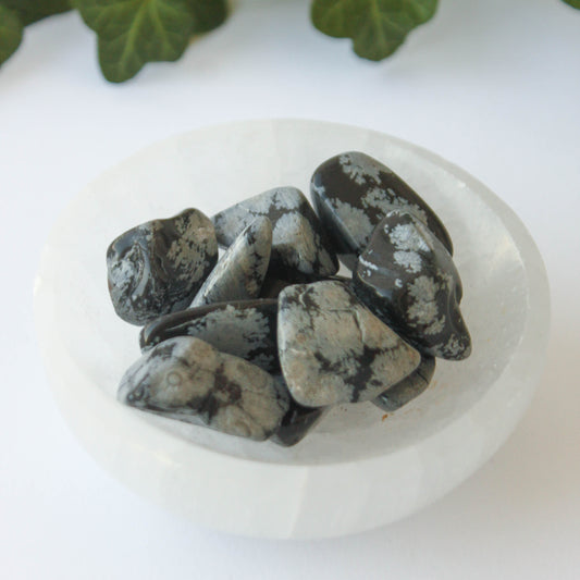 Snowflake Obsidian Tumbles