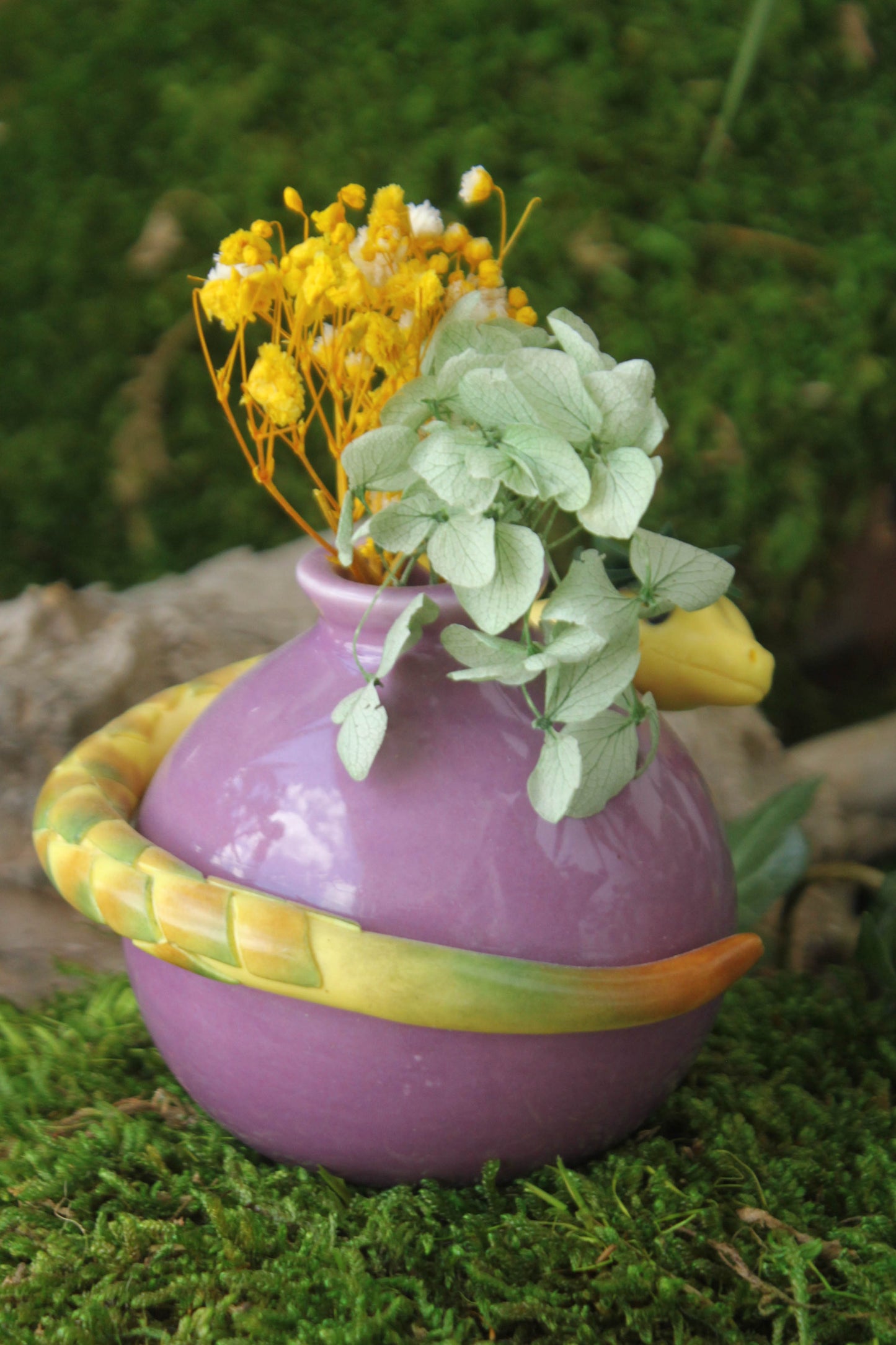 Pinanaconda Snake Vase