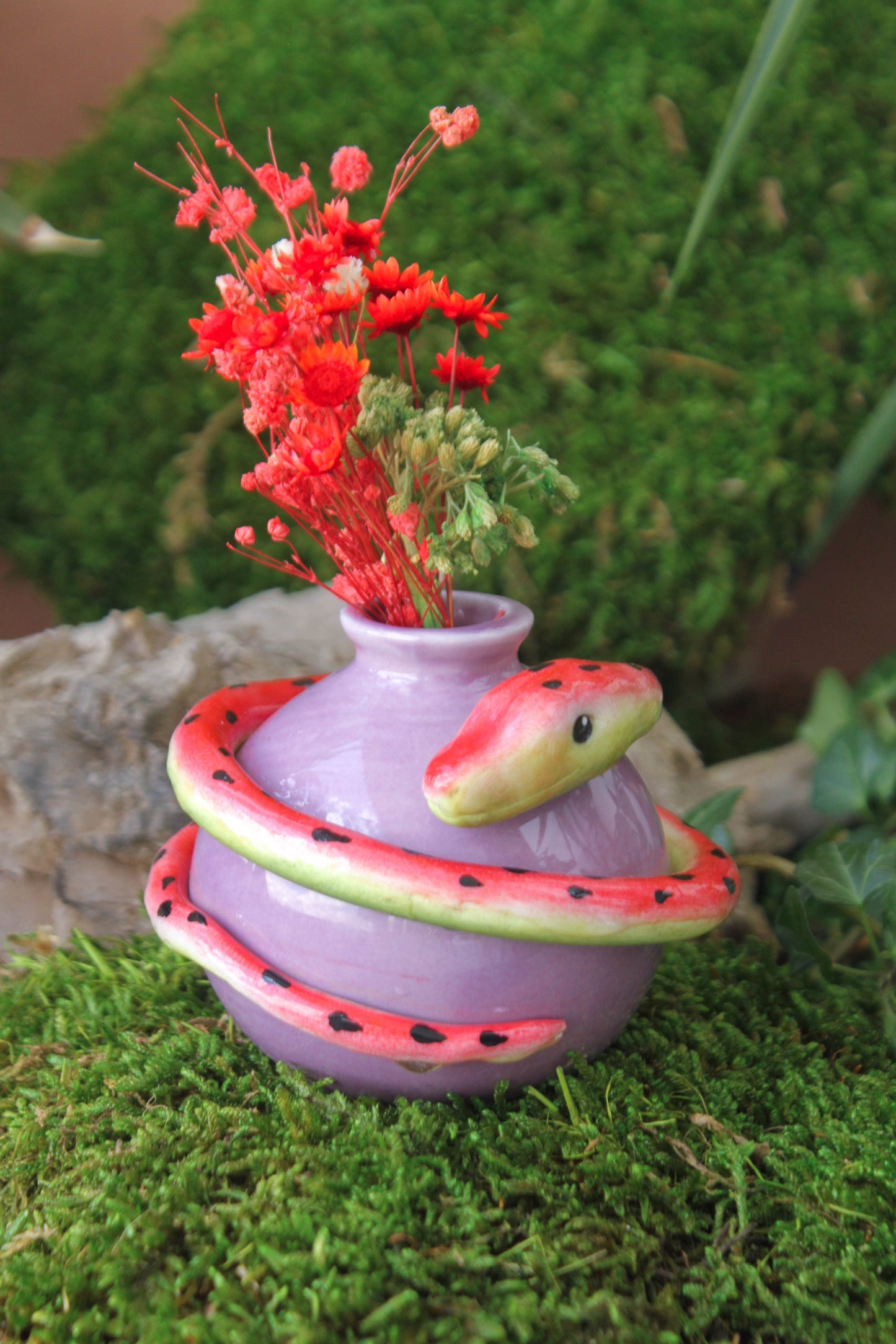 Slyther-Melon Snake Vase