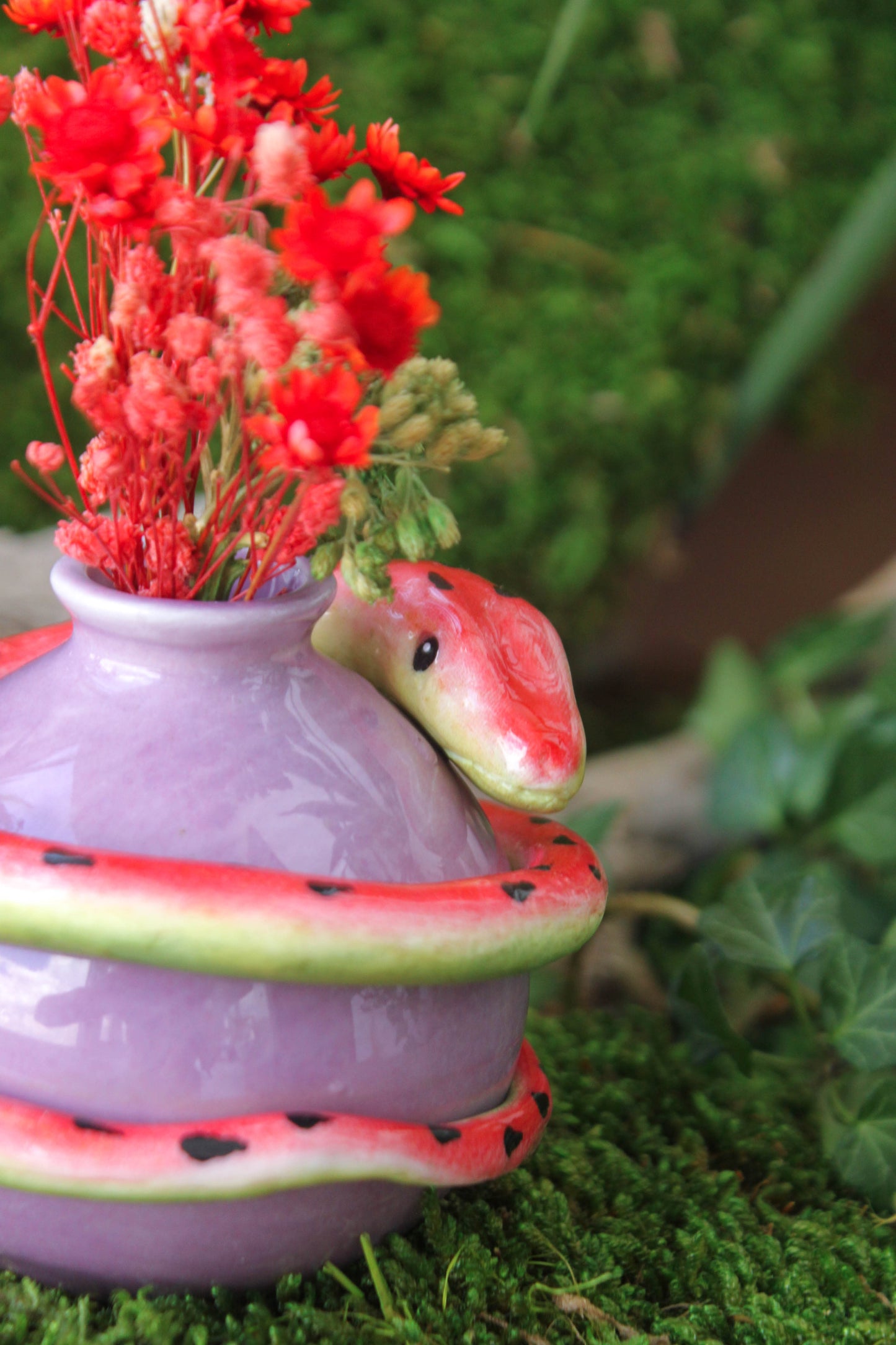 Slyther-Melon Snake Vase