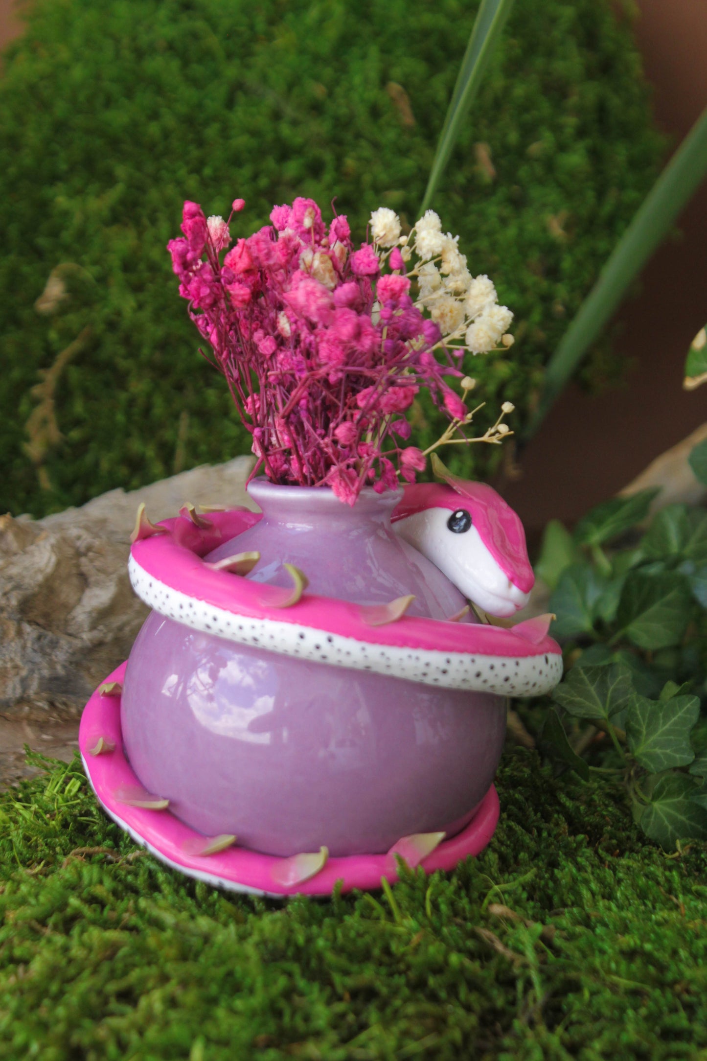 Pitaython Snake Vase