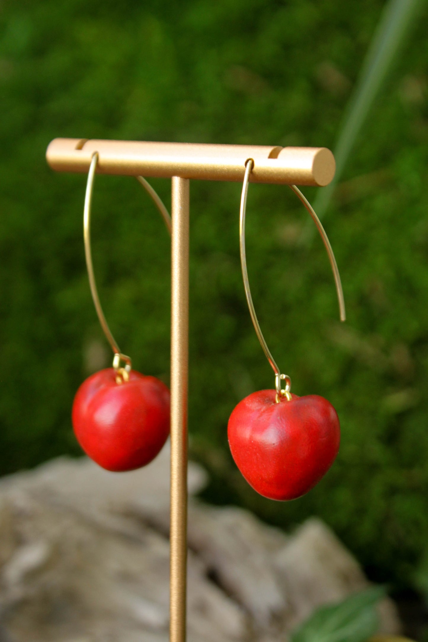 Red Cherries Earrings