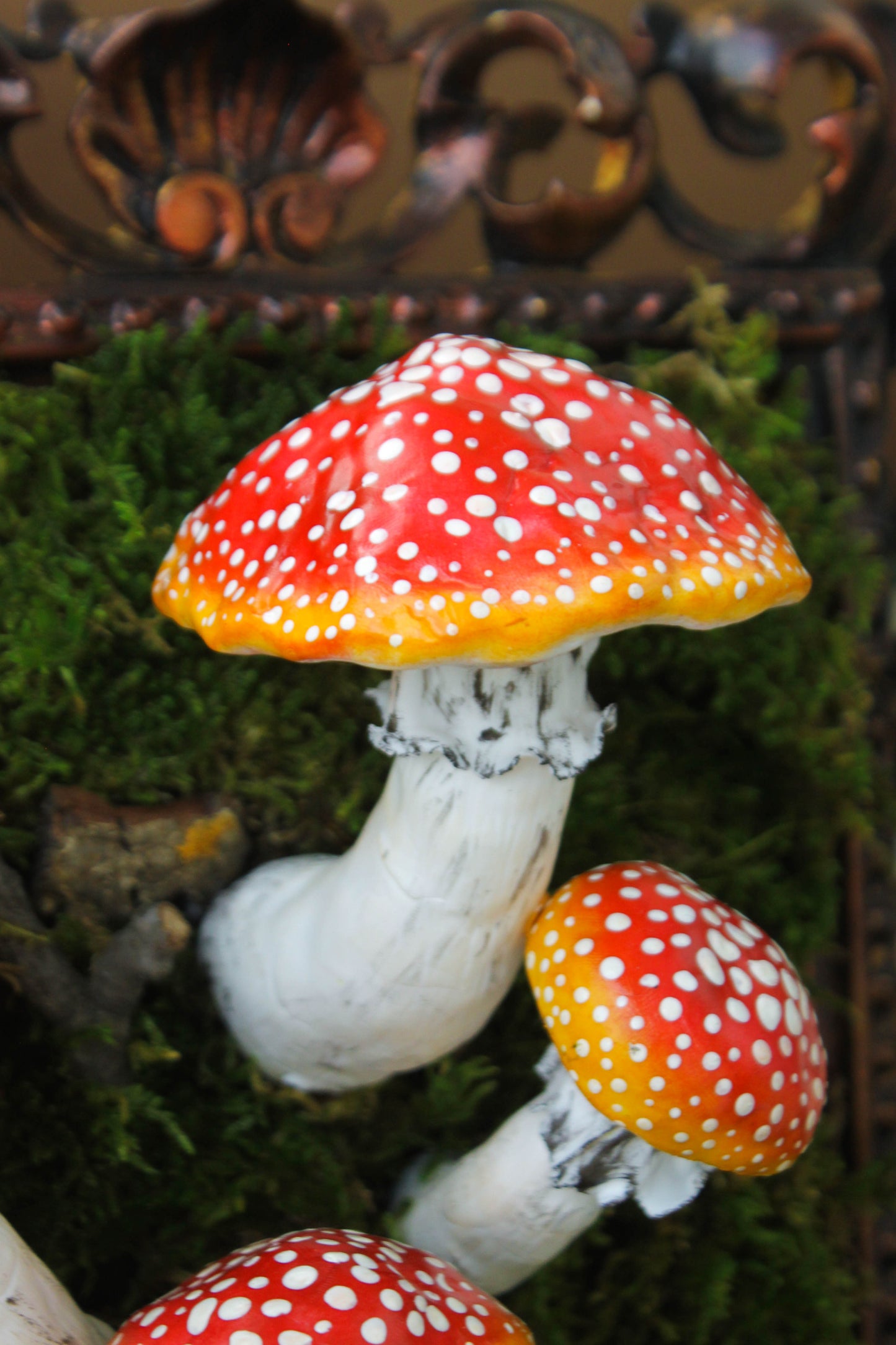 Original Sculpture: Amanita Muscaria Forest Artwork