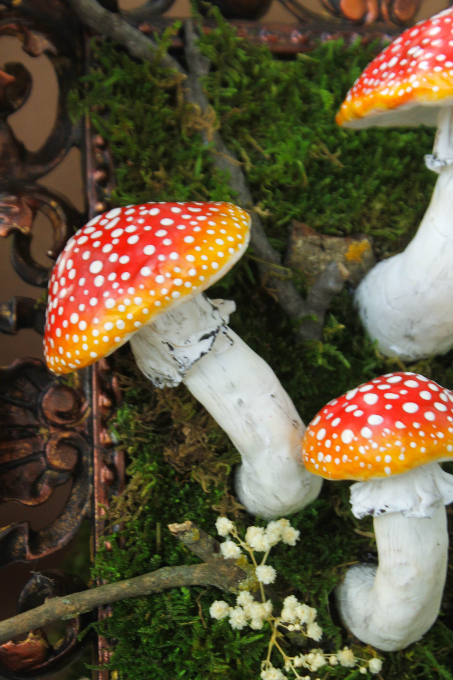 Original Sculpture: Amanita Muscaria Forest Artwork
