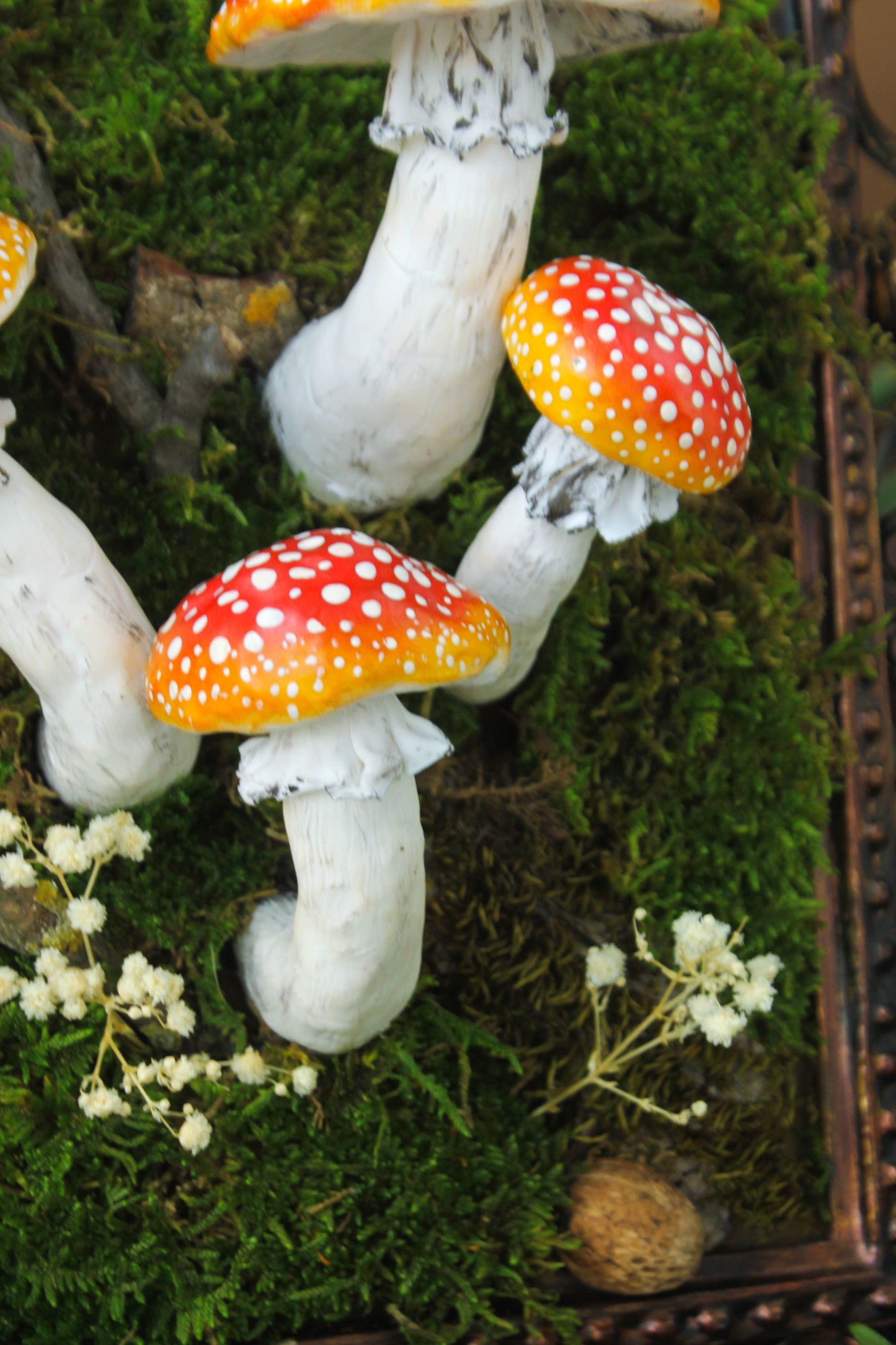 Original Sculpture: Amanita Muscaria Forest Artwork