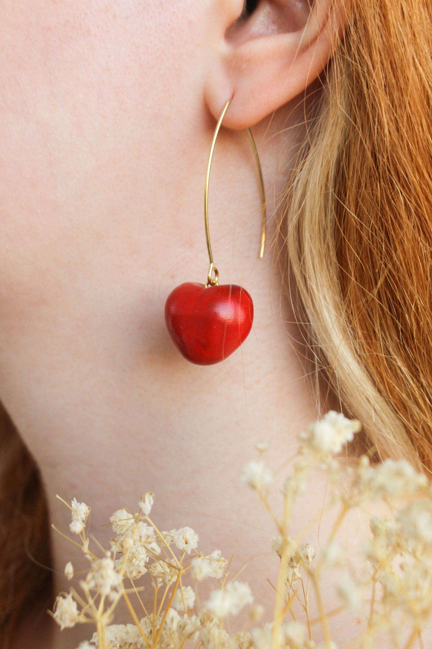 Red Cherries Earrings
