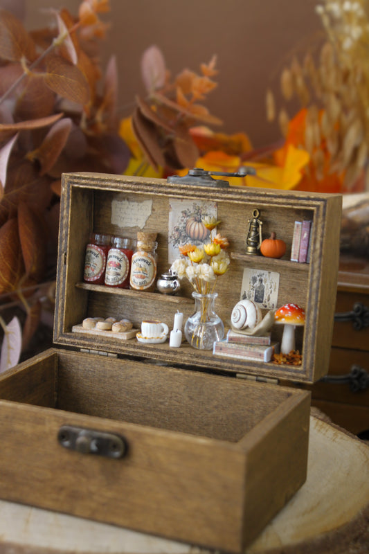 Sleeping Squirrel Cozy Fairy Box