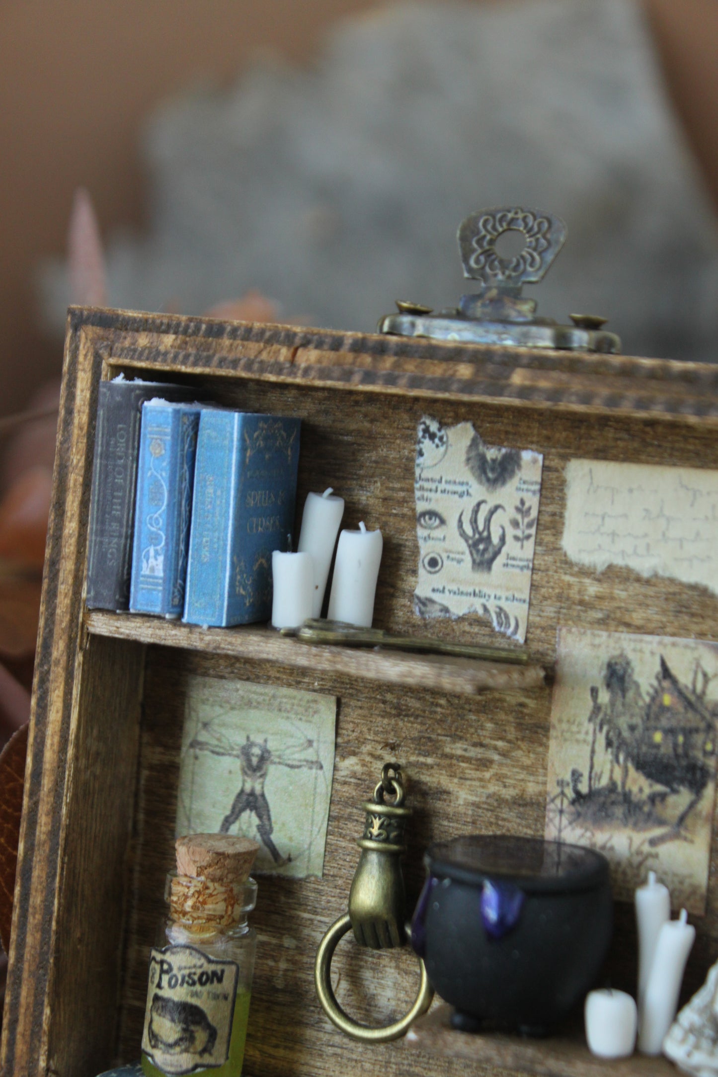 Crow Halloween Spooky Box