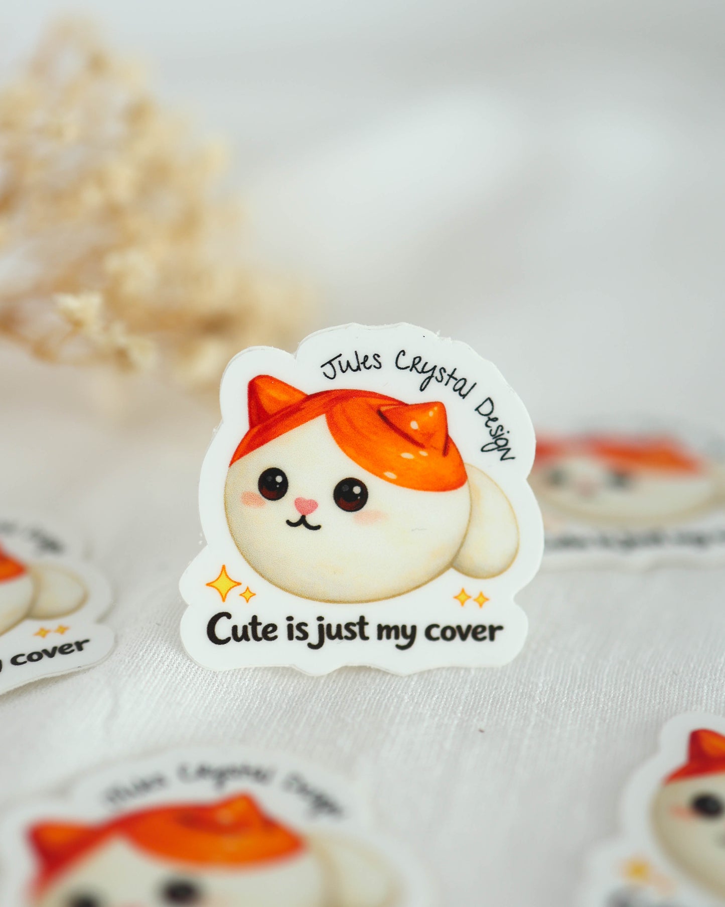 Sticker- Round Cat