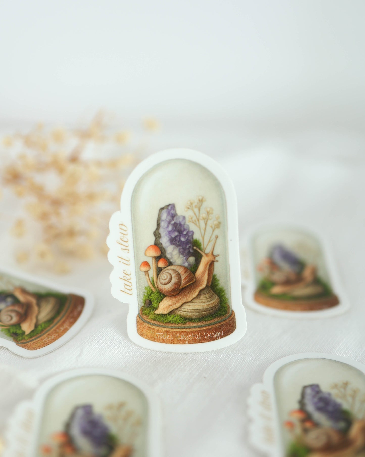 Sticker- Snail Terrarium