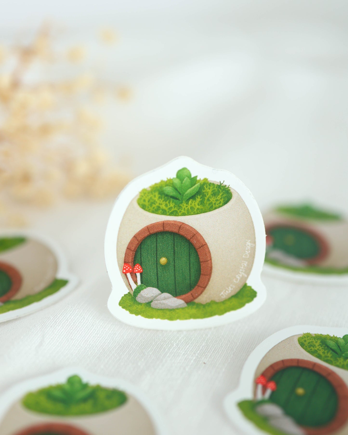 Sticker- Hobbit House Plant Pot