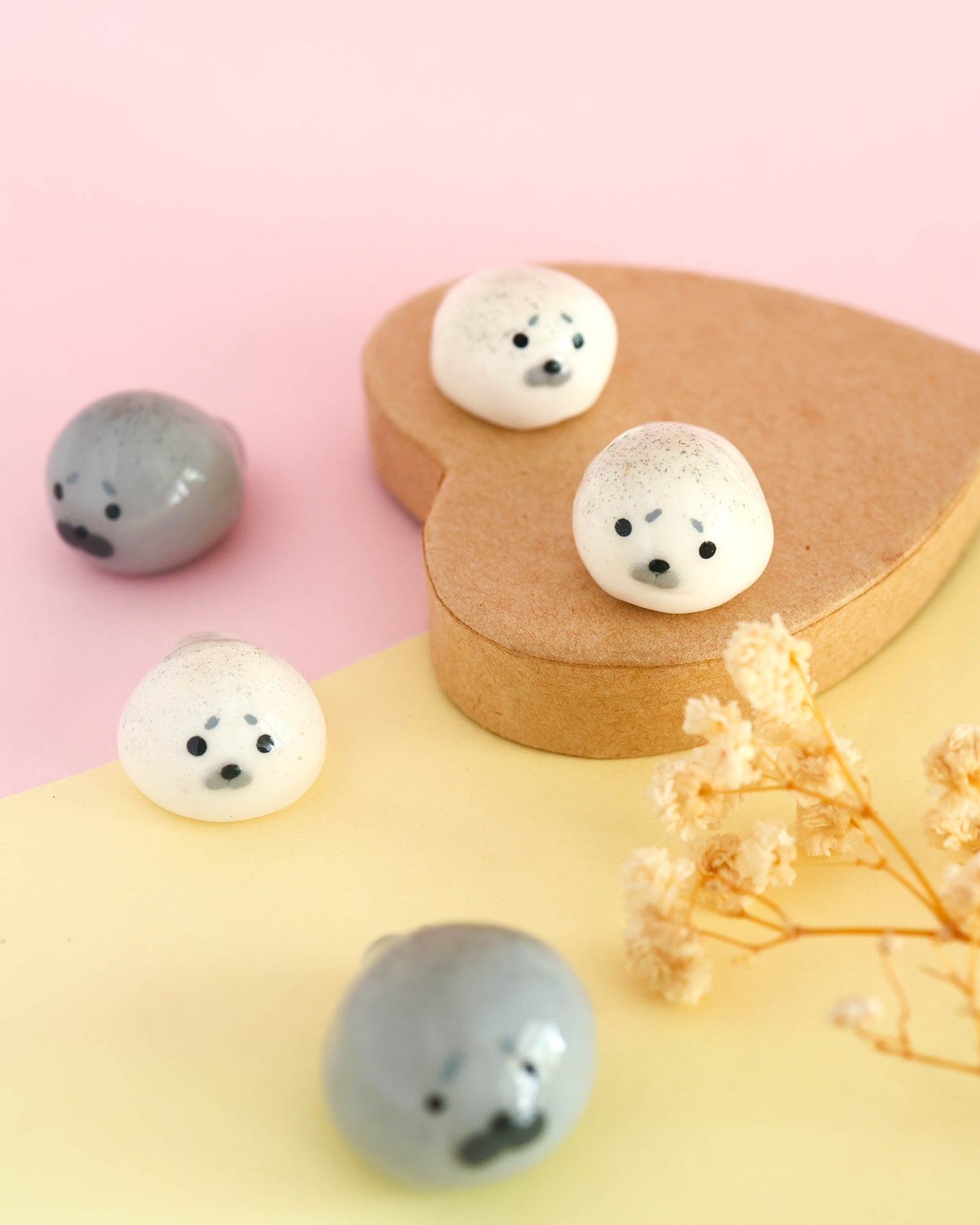 Chubby Seals Desk Friend Figurines