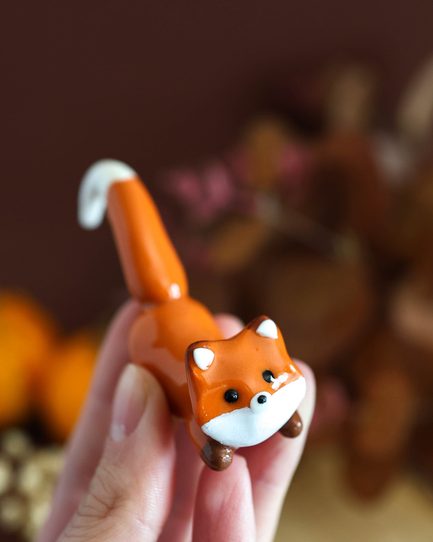 Fox Plant Friend – Handmade Autumn Plant Decor