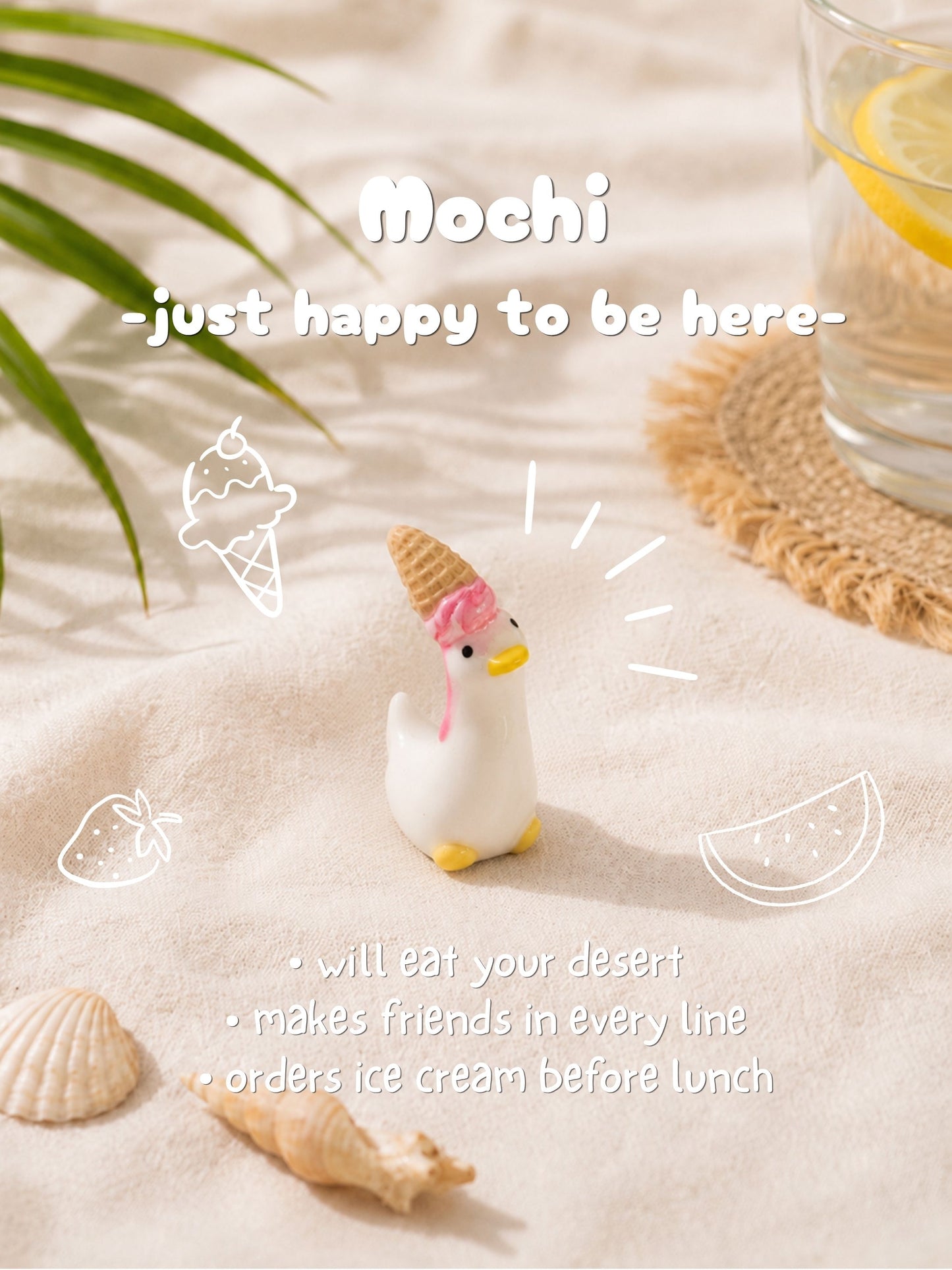 Silly Geese Figurine on Vacation 🌴