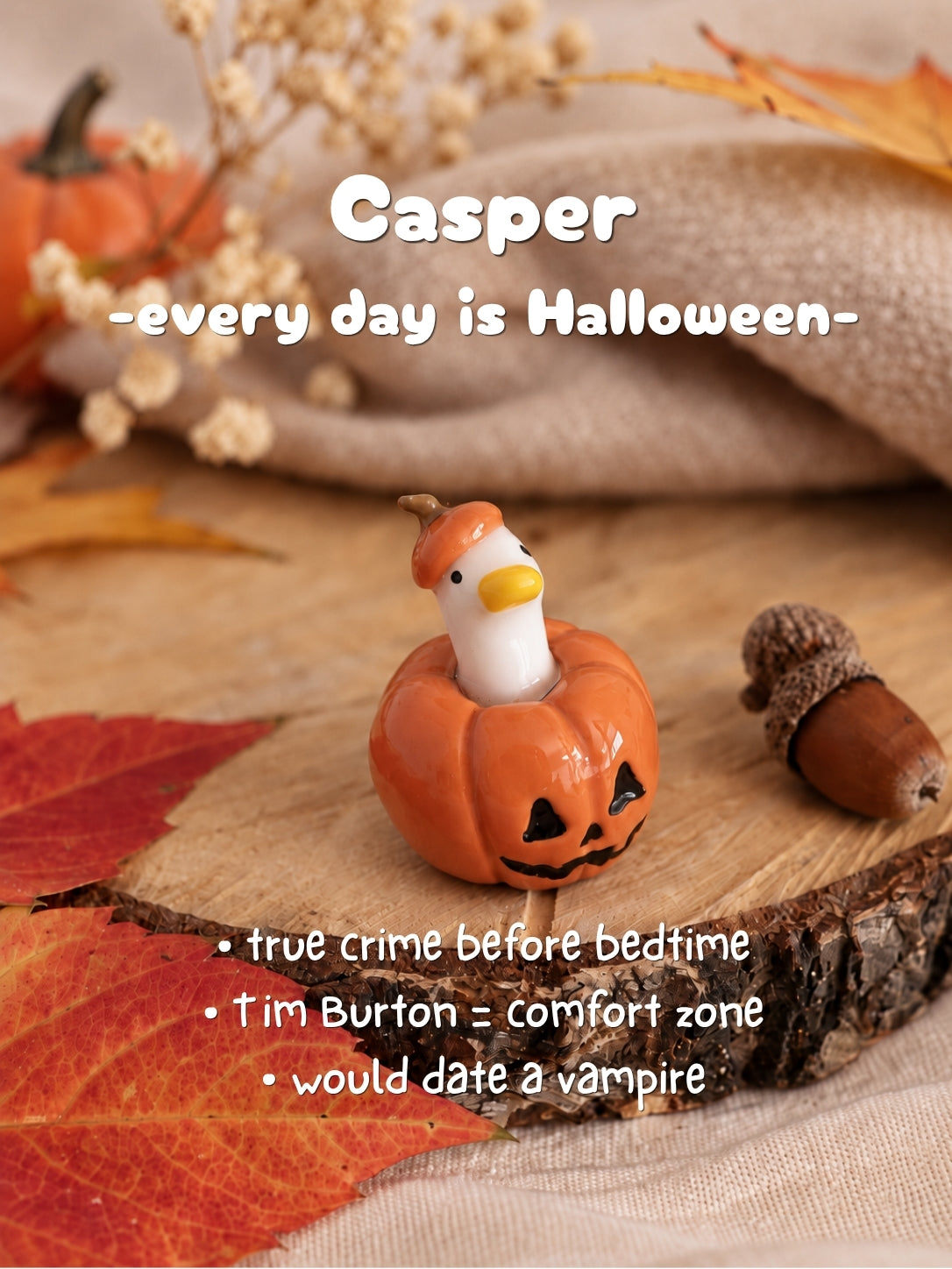 Cozy Autumn Geese – Limited Edition Collectible Figurines