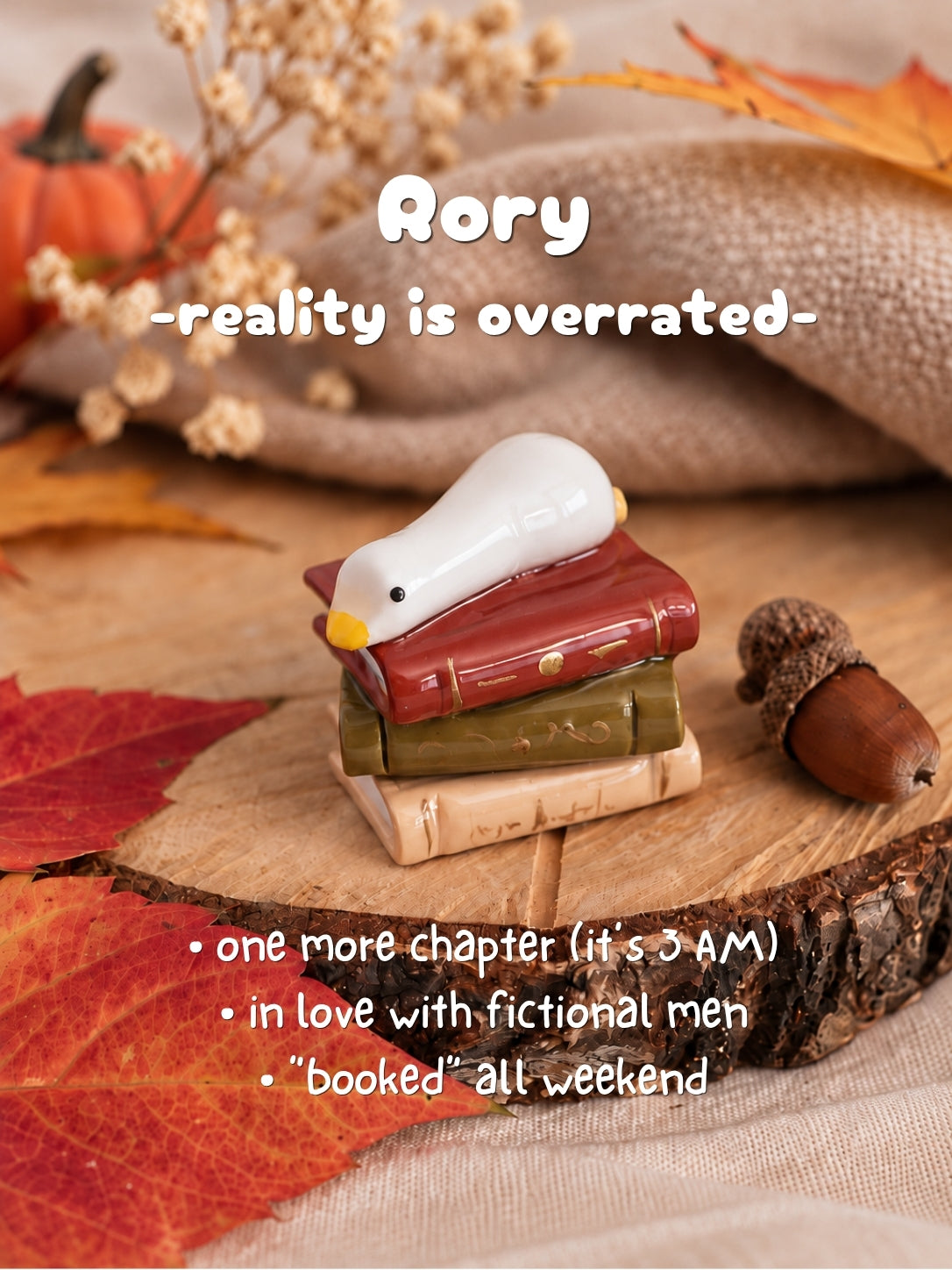 Cozy Autumn Geese – Limited Edition Collectible Figurines