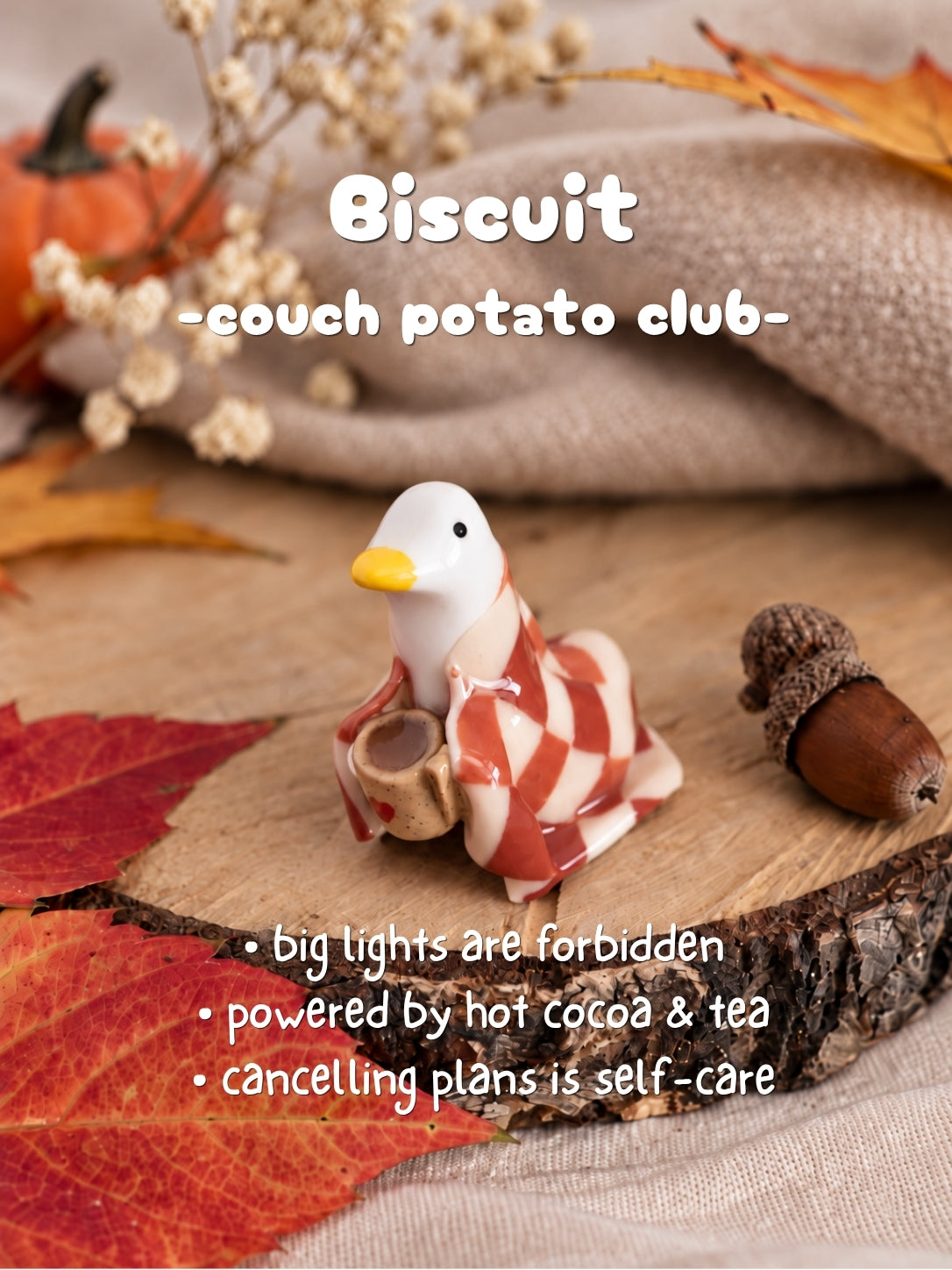 Cozy Autumn Geese – Limited Edition Collectible Figurines