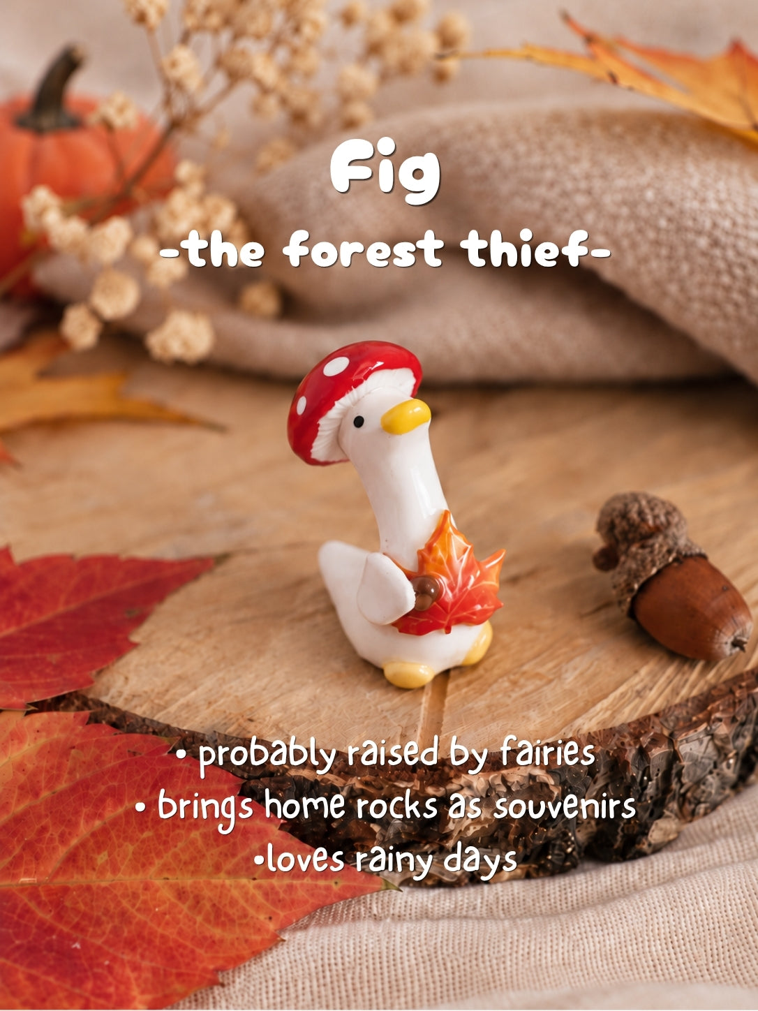 Cozy Autumn Geese – Limited Edition Collectible Figurines