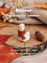 Cozy Autumn Geese – Limited Edition Collectible Figurines