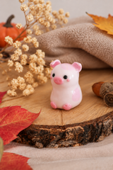 Waddles the Chubby Pig – Handmade Desk Friend Figurine
