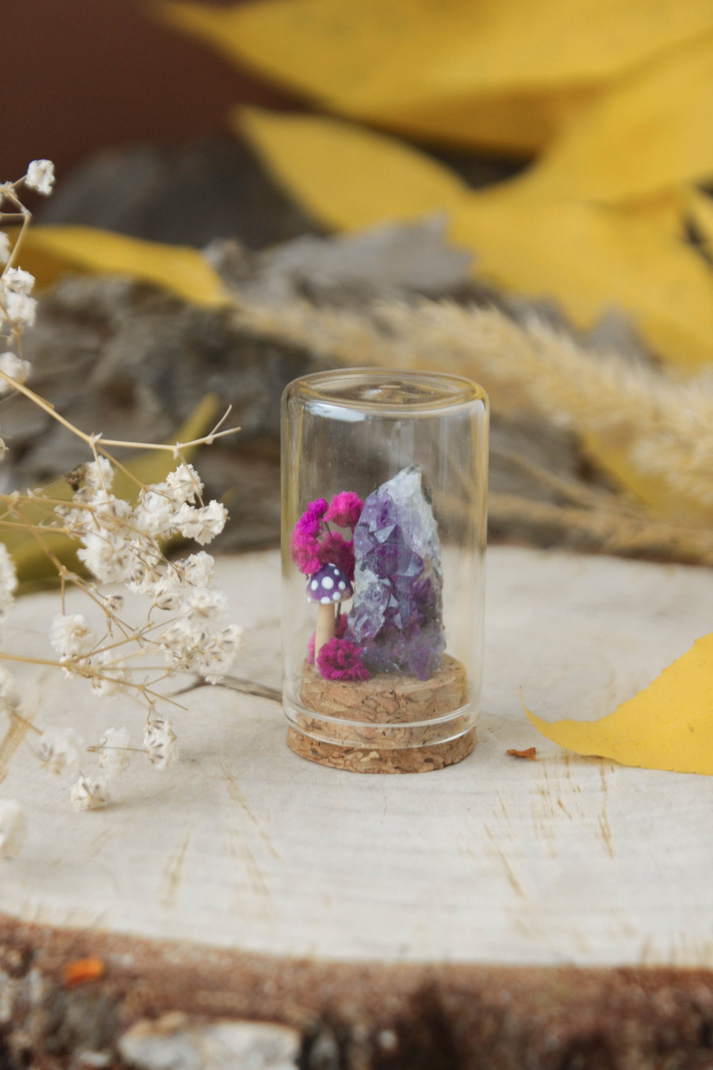 Miniature Crystal Terrariums