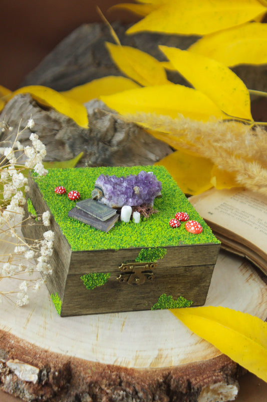 Witchy Wooden Jewelry Box