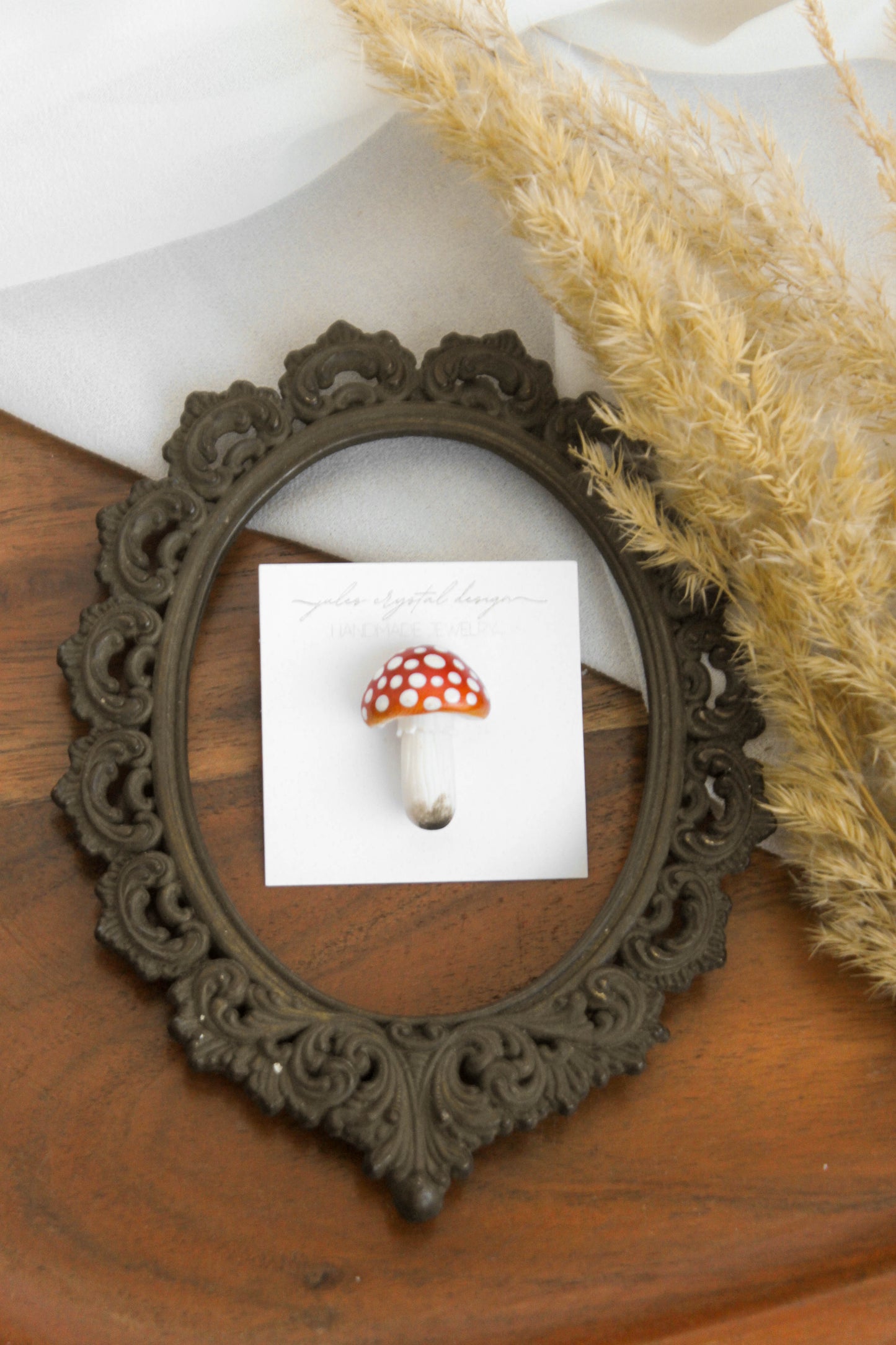 Red Mushroom Pin