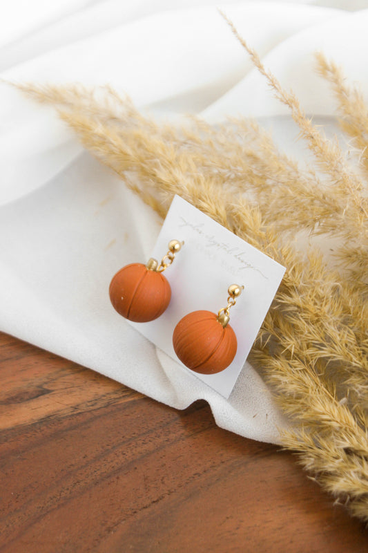 Pumpkin Earrings