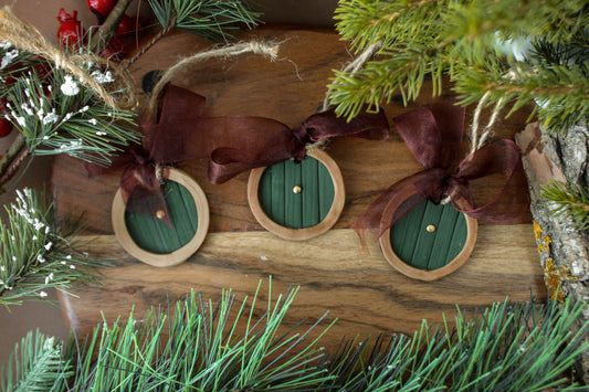 Hobbit Door Christmas Ornament