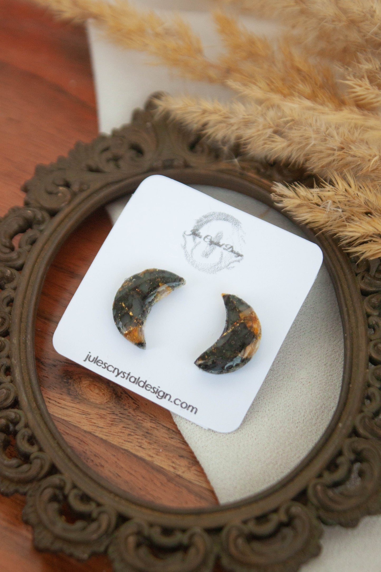 Dark Moon Studs