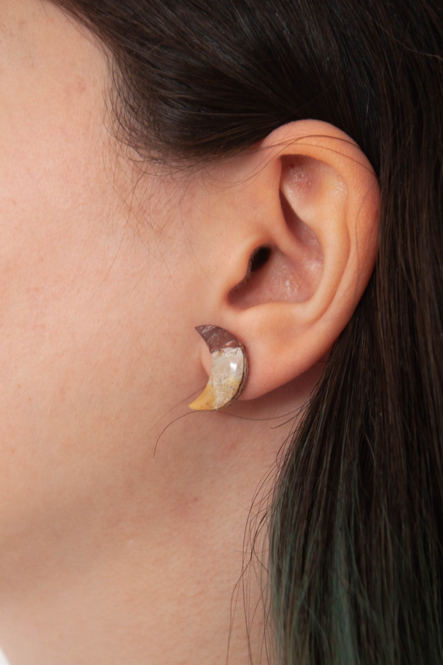 Abstract Moon Studs