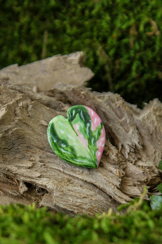 Caladium Leaf Pin