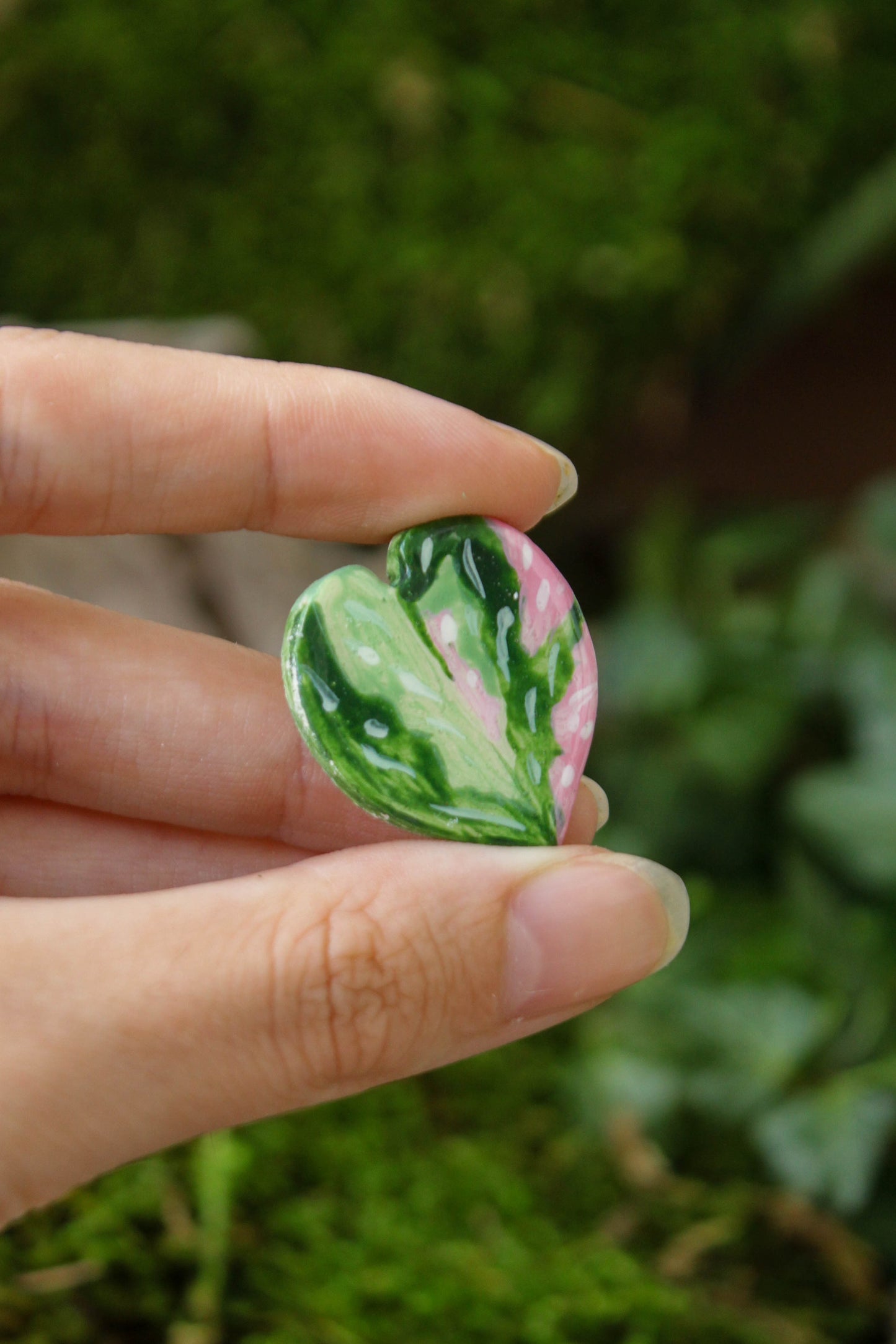 Caladium Leaf Pin