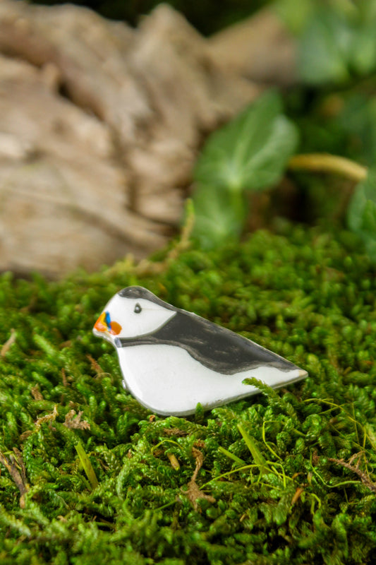 Puffin Clay Pin