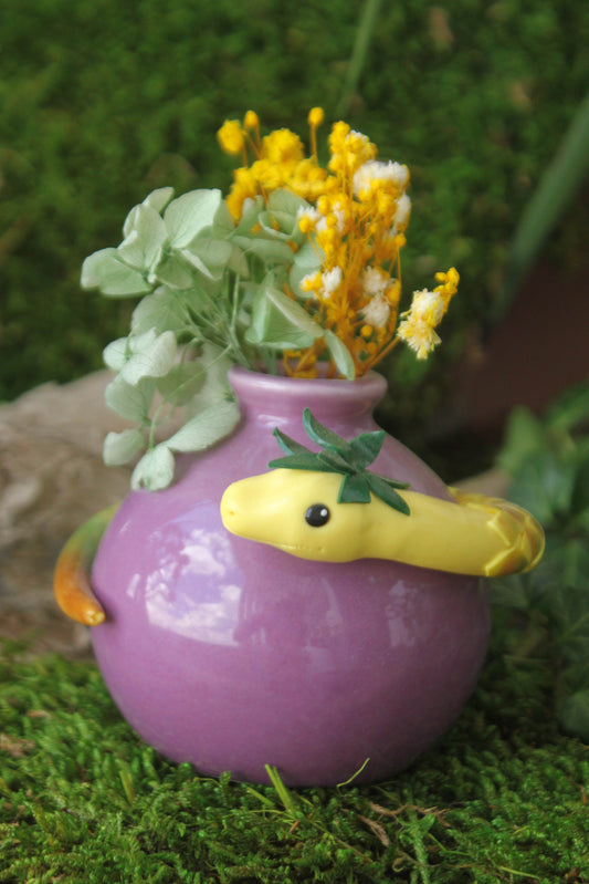 Pinanaconda Snake Vase