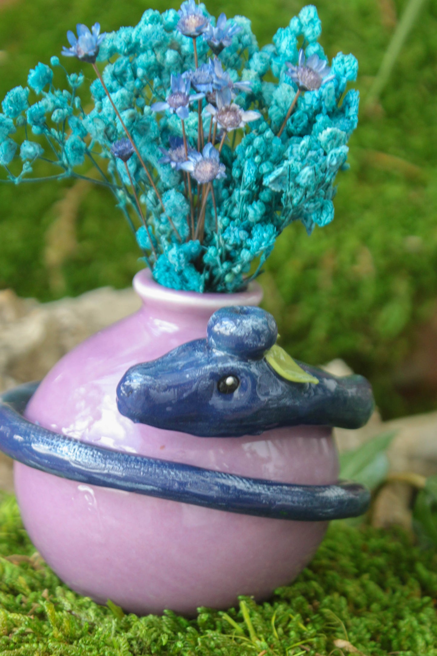 Boaberry Snake Vase