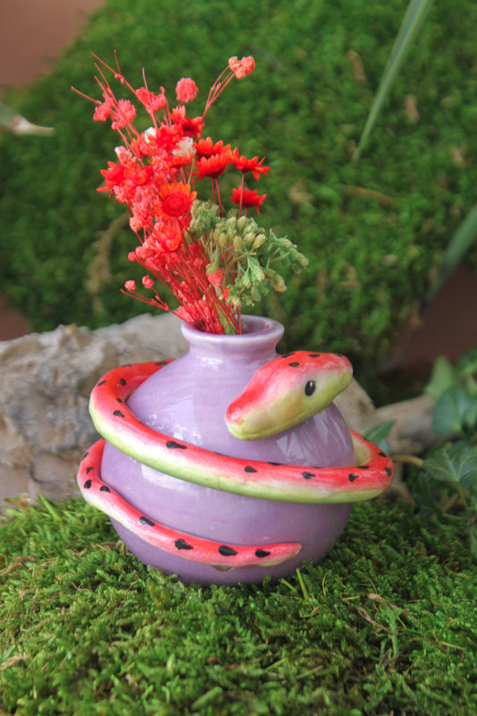 Slyther-Melon Snake Vase