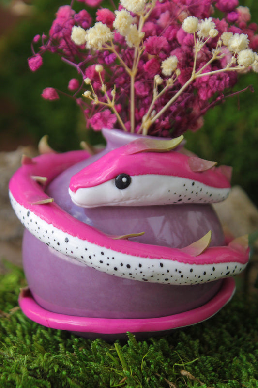 Pitaython Snake Vase
