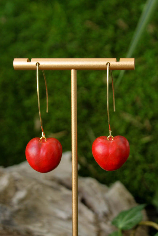 Red Cherries Earrings