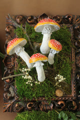 Original Sculpture: Amanita Muscaria Forest Artwork