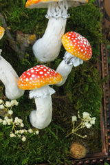 Original Sculpture: Amanita Muscaria Forest Artwork