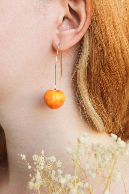 Yellow Cherries Earrings