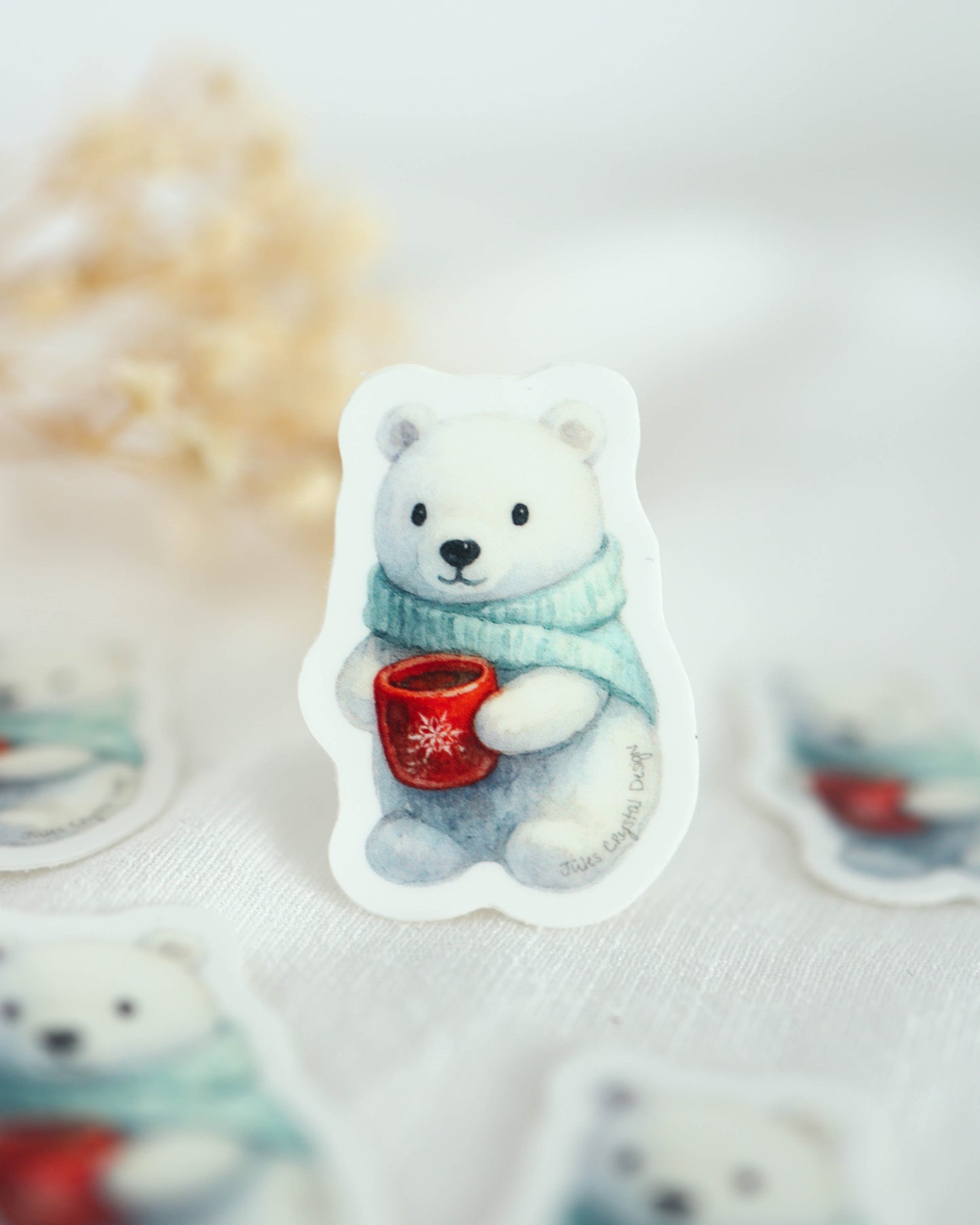 Sticker- Cozy Polar Bear