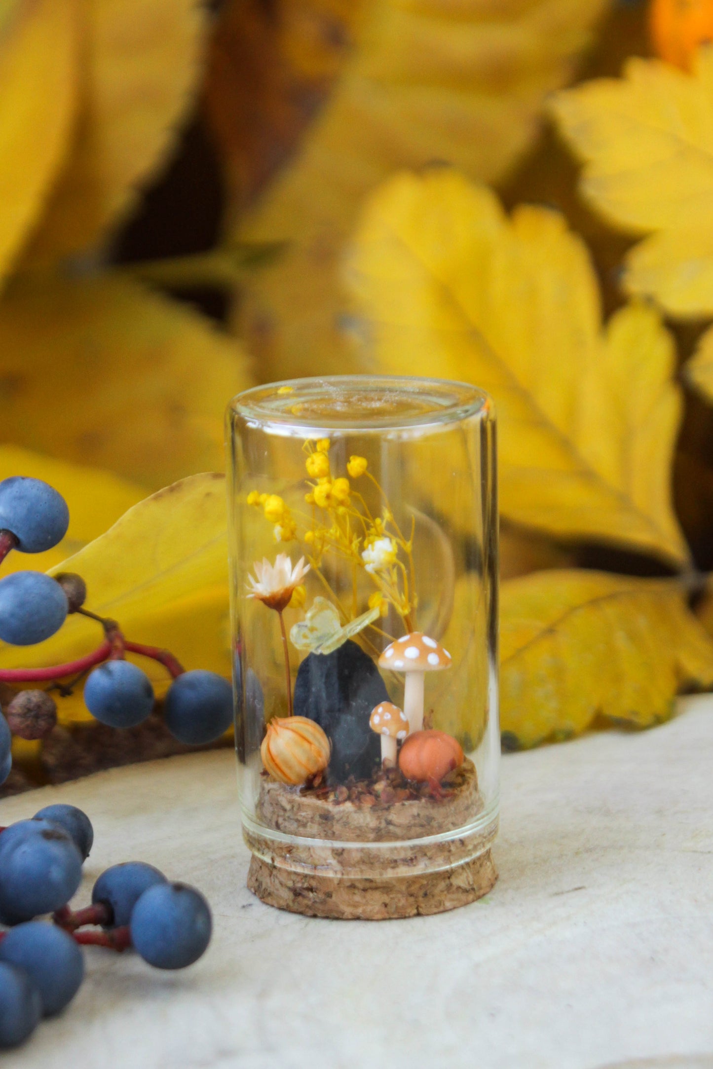 Yellow Miniature Terrariums