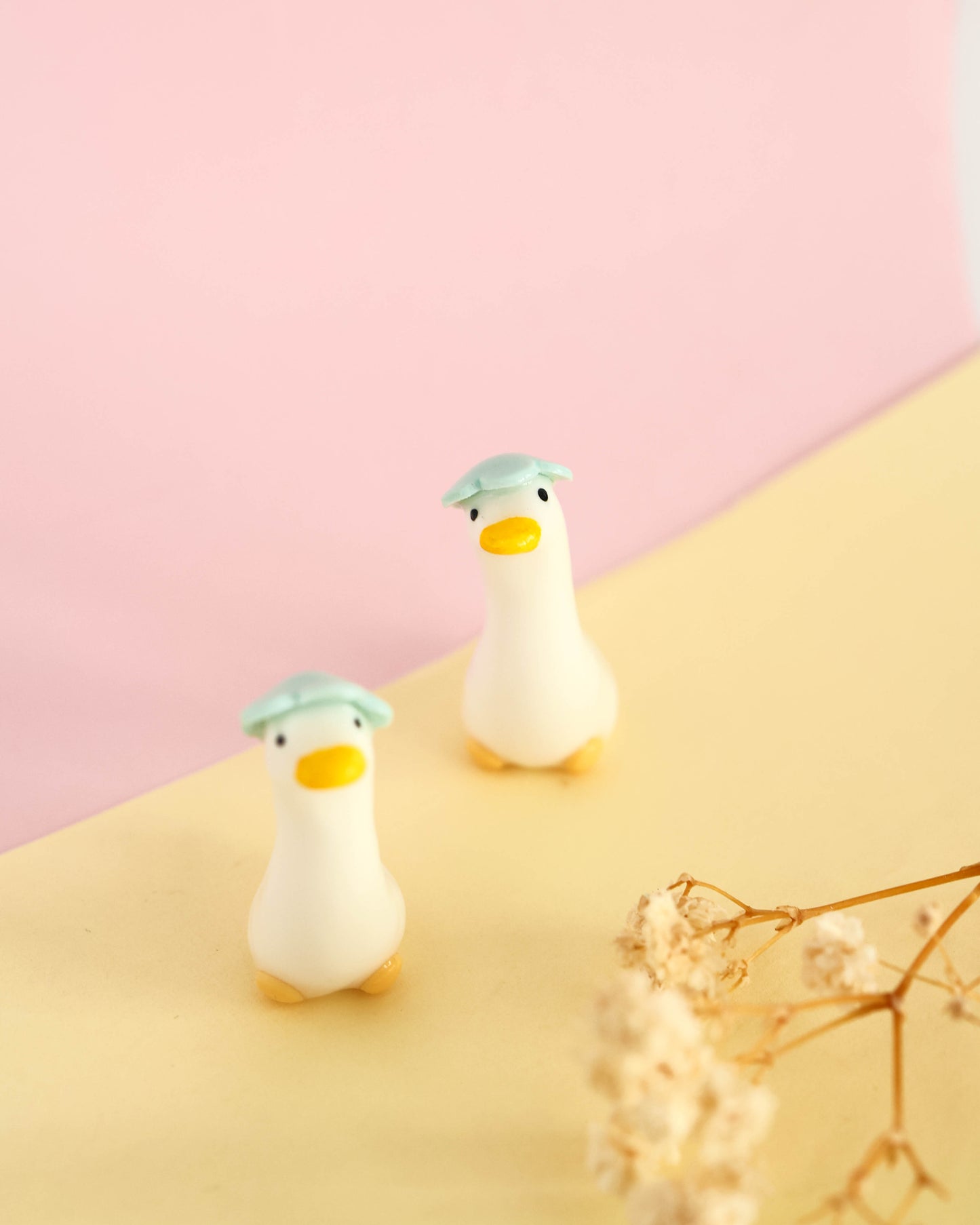 Flowering Goose Desk Friend Figurines