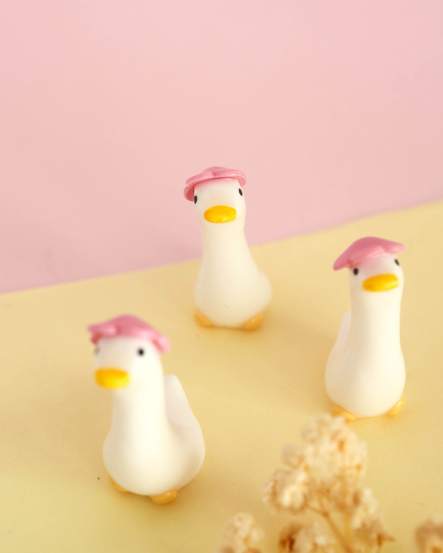 Flowering Goose Desk Friend Figurines