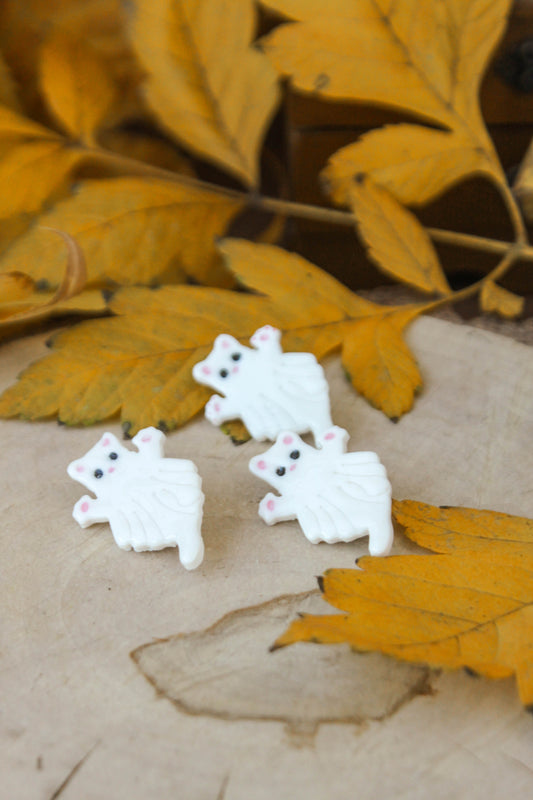 Cat Ghost Pin