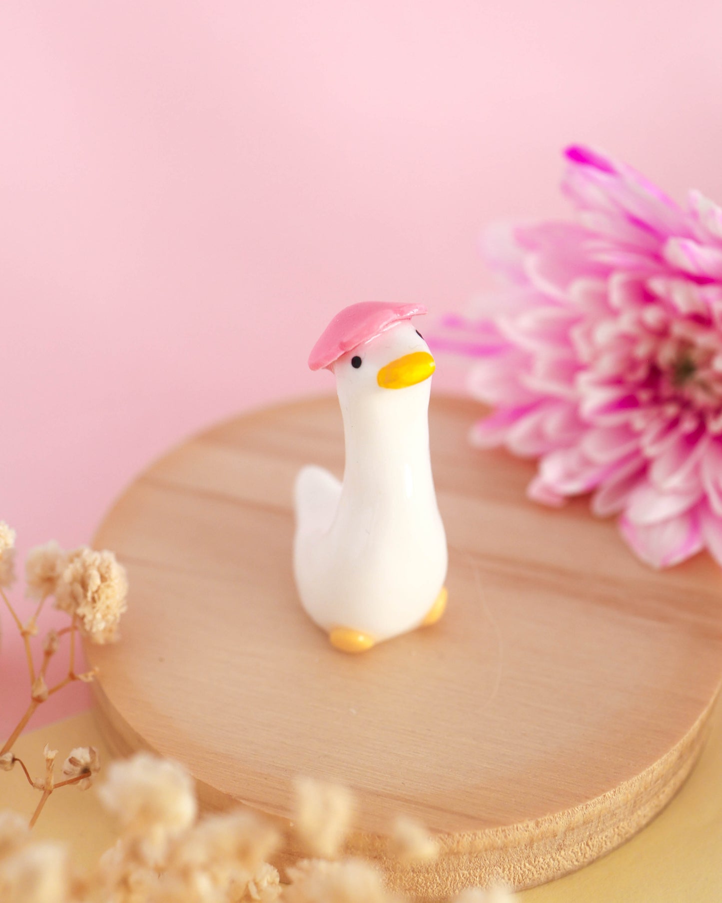 Flowering Goose Desk Friend Figurines